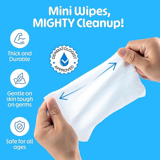Fomin Mini Hand Sanitizer Wipes 16 Pack - Image 4