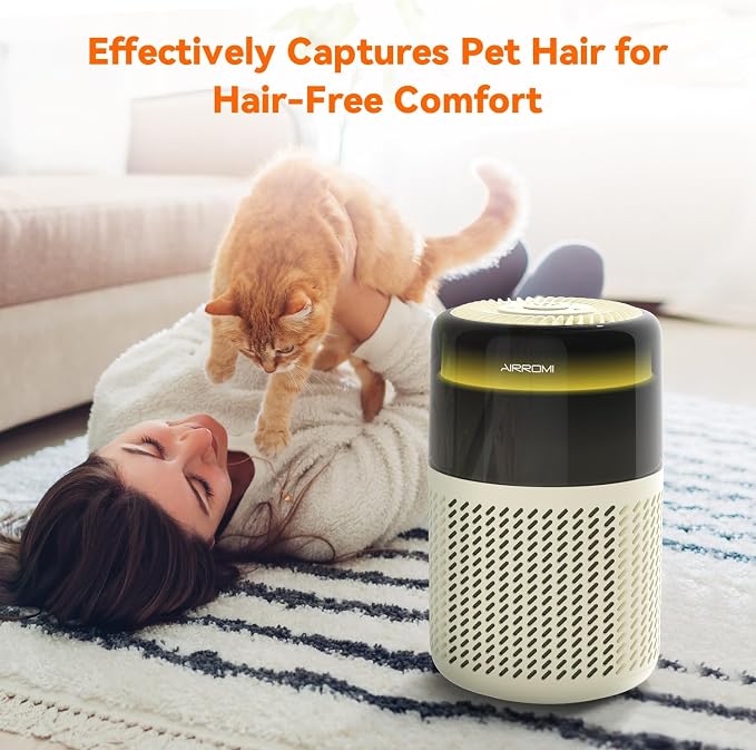 AIRROMI Air Purifier for Bedroom Home, HEPA Filter, Covers Upto 549 Ft² - Image 6