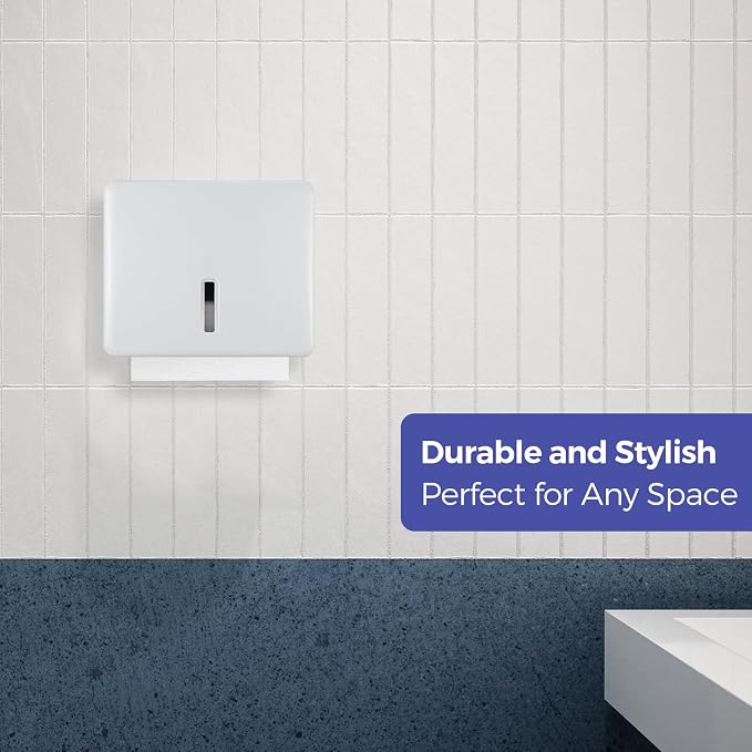 Multifold Paper Towel Dispenser Wall Mount – Large Capacity C-Fold, and Folded - Image 6