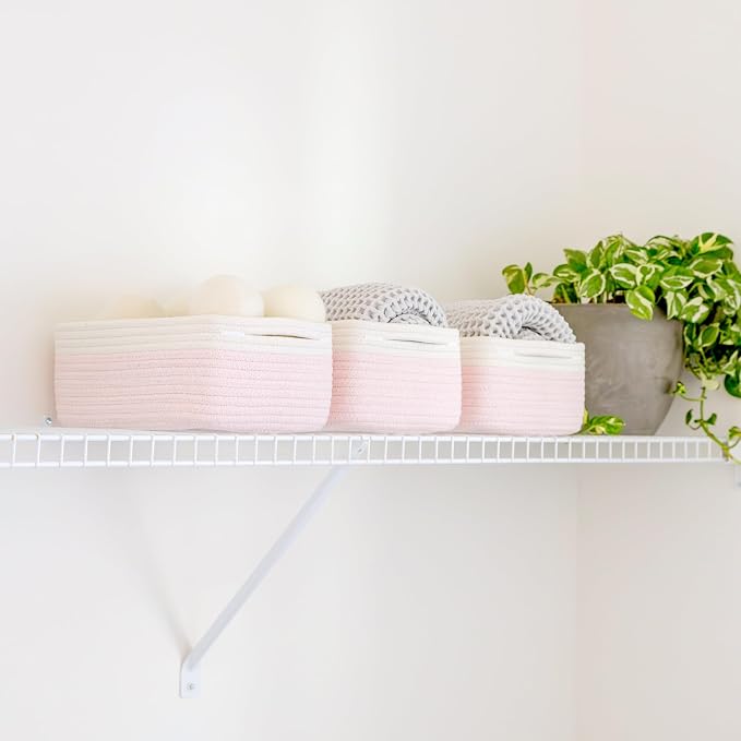 NaturalCozy 11.8"x8"x4.5” Rectangle Storage Baskets - Image 7