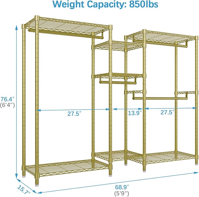 VIPEK Classic V6 Wire Garment Rack Heavy Duty Clothes Rack - Image 4