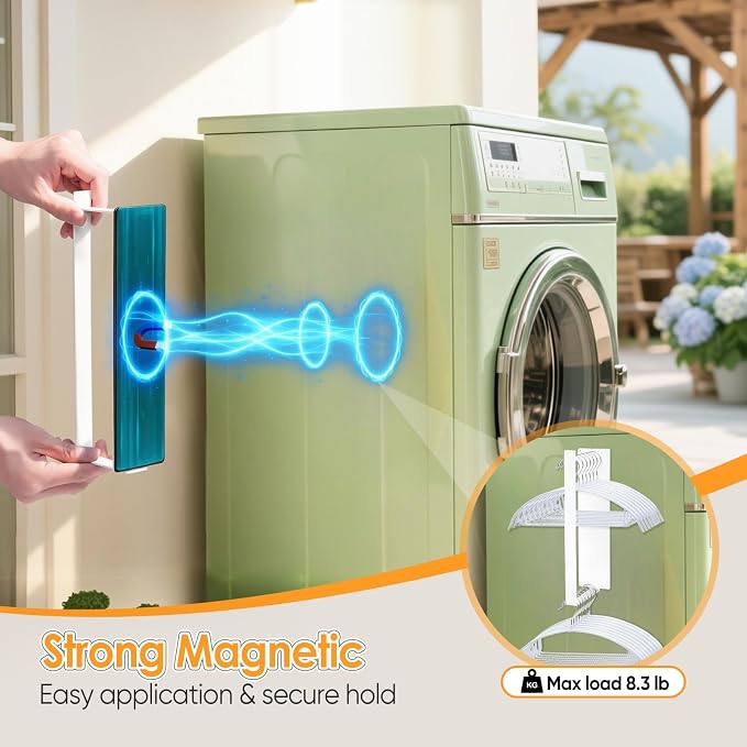 Magnetic Hanger Organizer, Strong Magnetic Hanger Holder - Image 3