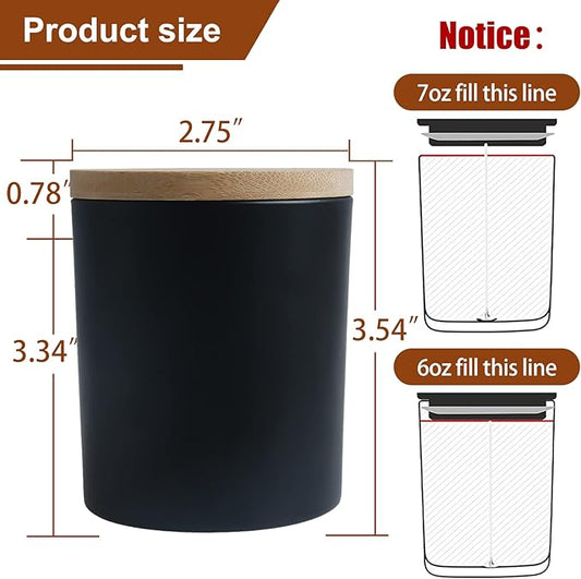 CONNOO 15 Pack 7 OZ Halloween Candle Jars - Image 2