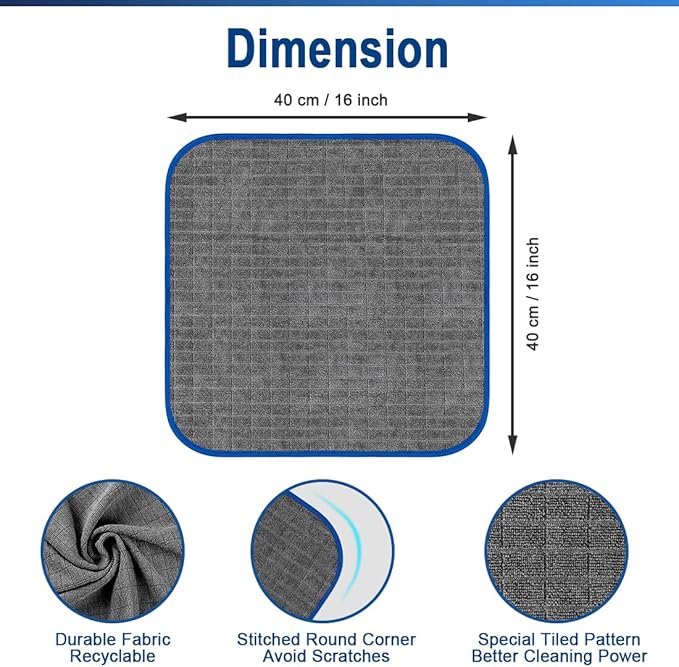 Airlab Microfiber Towels for Cars Wash Drying Auto Detailing, Highly Absorbent - Image 5