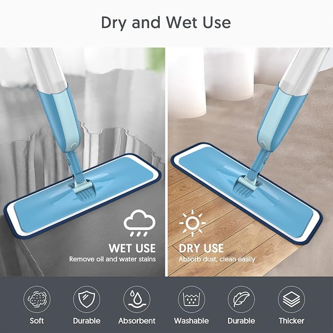 7 Count Reusable Microfiber Mop Pads - Image 5