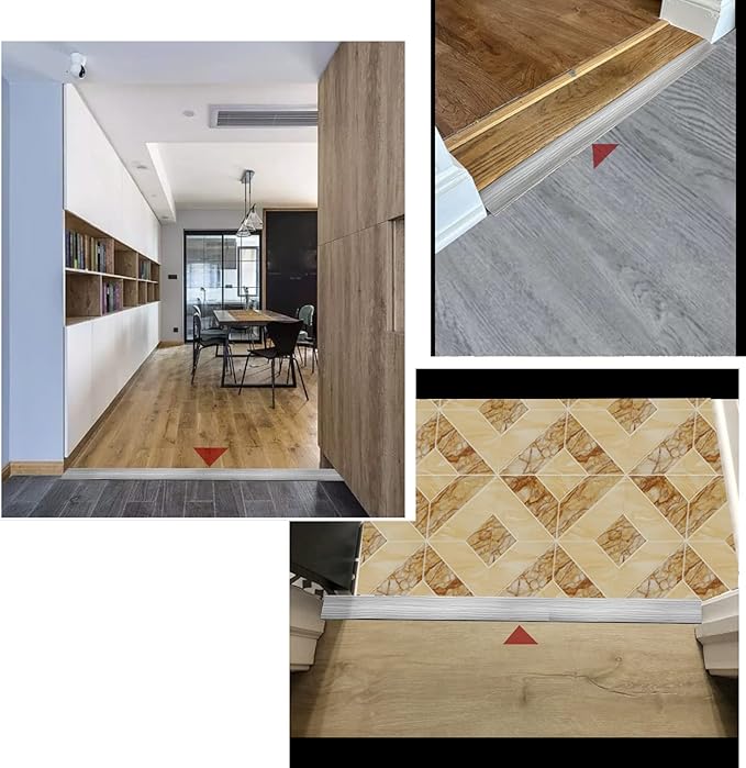 Floor/Door Flat Transition Strip & Self Adhesive Floor Vinyl Floor Edge Trim - Image 5