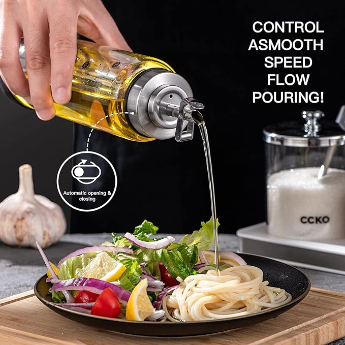 Glass Olive Oil Dispenser Bottle - Image 5