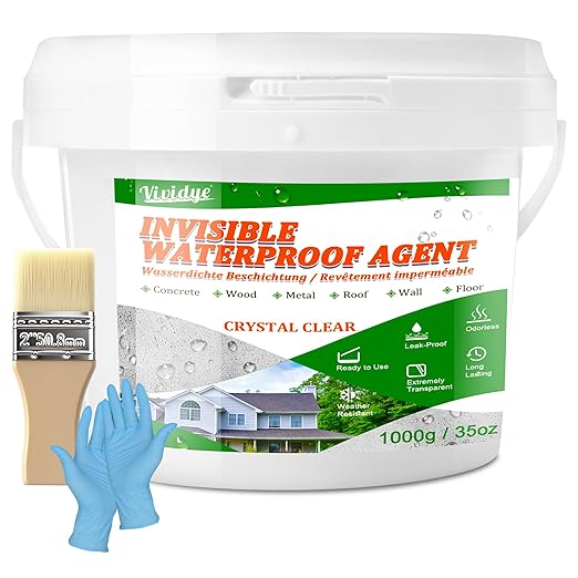 Waterproof Sealant 35oz, Transparent Waterproof Coating by Vividye