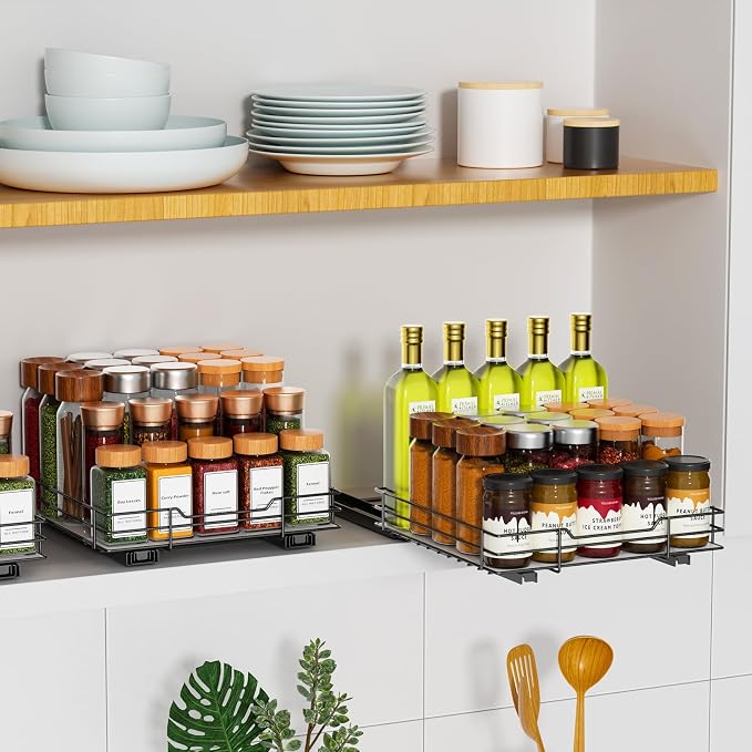 RCHYFEED Pull Out Spice Rack Organizer - Image 7