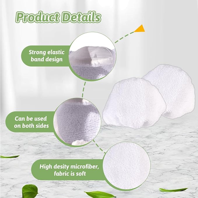 10Pack Microfiber Cloths for Handheld Steam Cleaner Compatible - Image 4