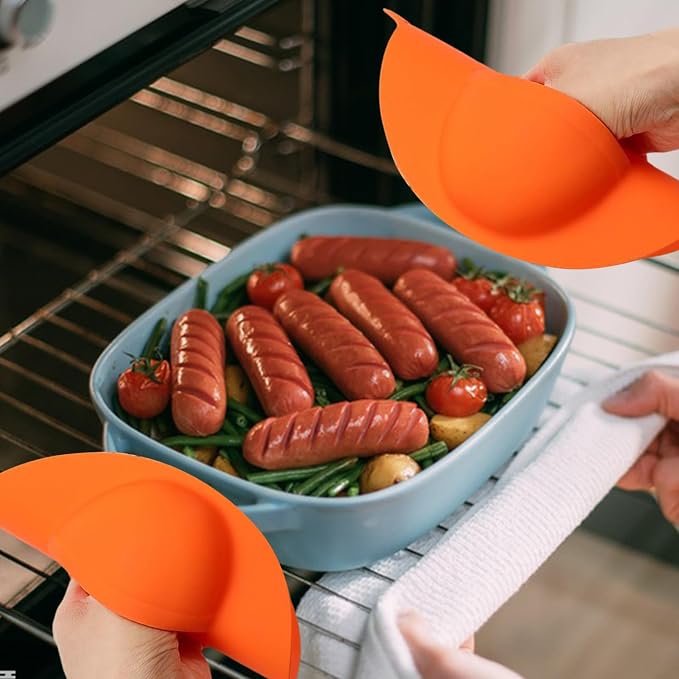 Pack of 2 Silicone Barbecue Gloves - Image 8