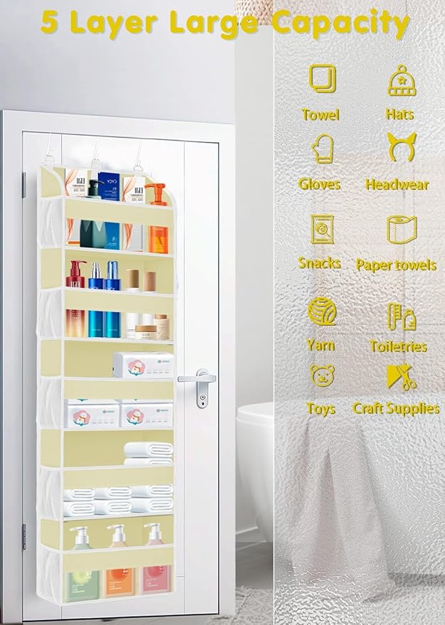 2 Pack Over The Door Storage Organizer - Image 5