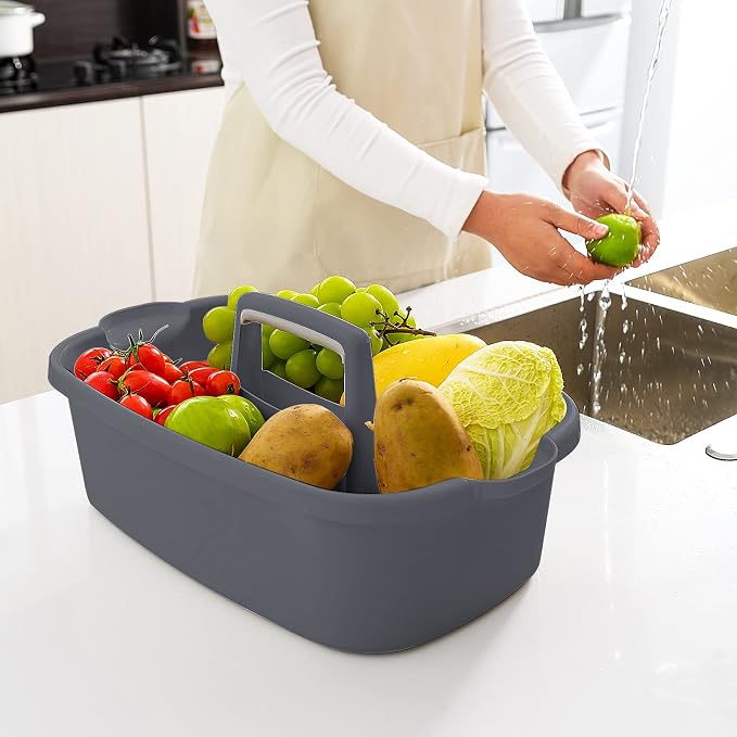 2 Pack Multi-Purpose Plastic Cleaning Caddy - Image 4