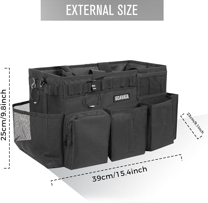 Wearable Cleaning Caddy Bag, Supplies Organizer - Image 6