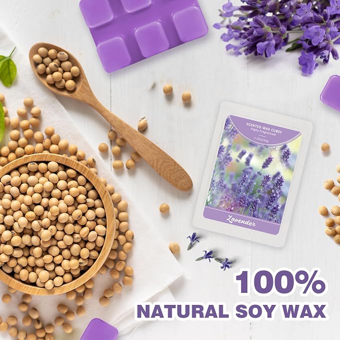 SCENTORINI Wax Melts Wax Cubes, Long Lasting Lavender Wax Melts - Image 4