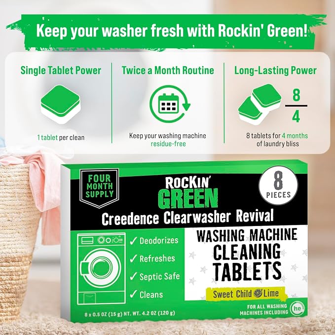 Rockin' Green Deep Cleaning and Deodorizing Tablets - Image 4