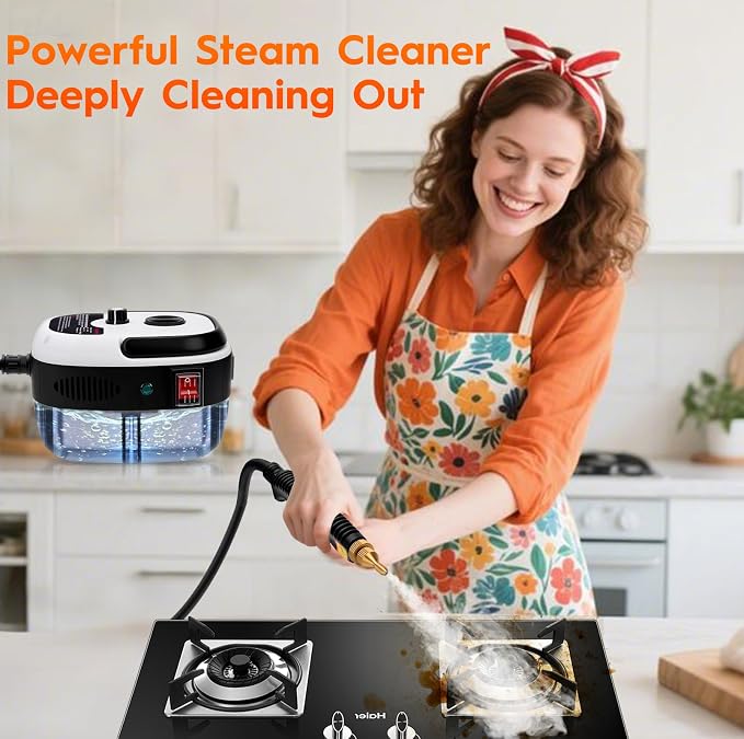 Steam Cleaner, 2500W High Handheld Steam Cleaner, 1L Portable Car Steam Cleaner - Image 6