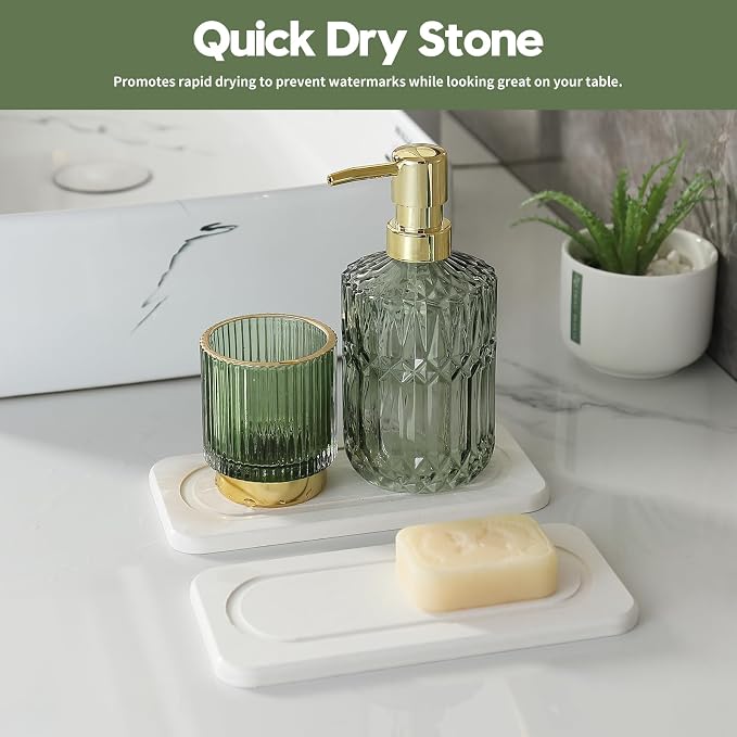 2Pack Water Absorbing Stone Tray - Image 3