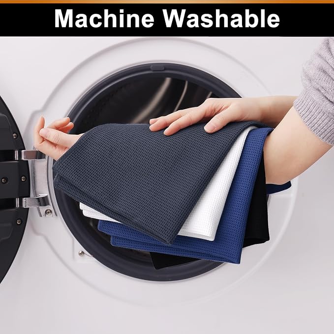 Homaxy 100% Cotton Waffle Weave Kitchen Towels - Image 5