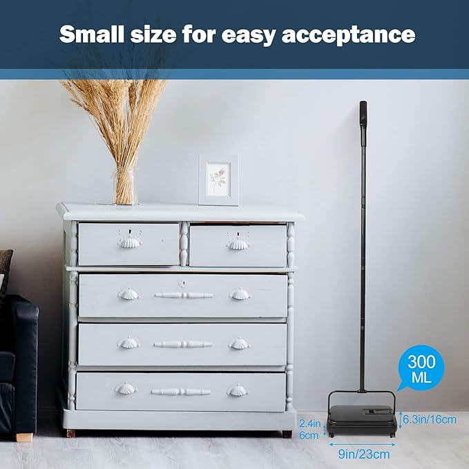 Eyliden Carpet Sweeper, Mini Size Lightweight Hand Push - Image 5