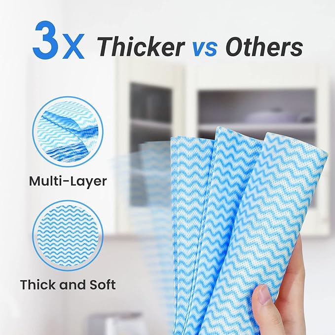 Disposable Dish Cloths Paper Towels, Domestic Cleaning Towels - Image 3