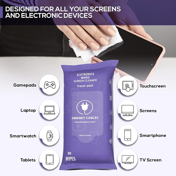 Screen Cleaner Wipes: Electronic Wipes - Image 2