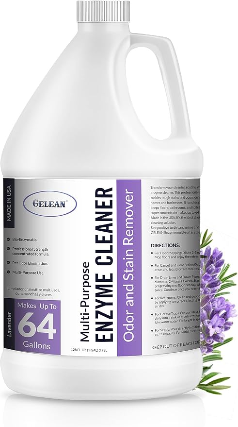Multi-Purpose Probiotic Enzyme Cleaner, Made in USA by GELEANhighqualityproduct