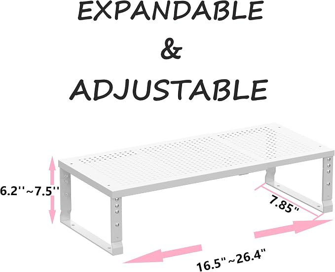 Metal Stackable Expandable Storage Shelf - Image 3