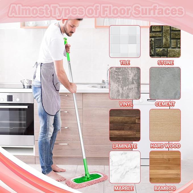 Reusable Microfiber Mop Pads for Swiffer Sweeper - Image 4