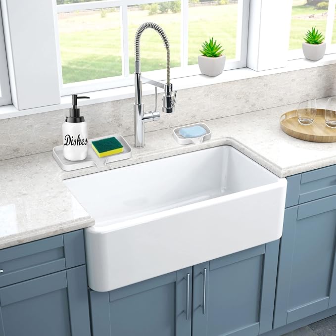 Kitchen Soap Tray, Kitchen Sink Tray Sponge Tray Kitchen Sponge Holder Self - Image 6