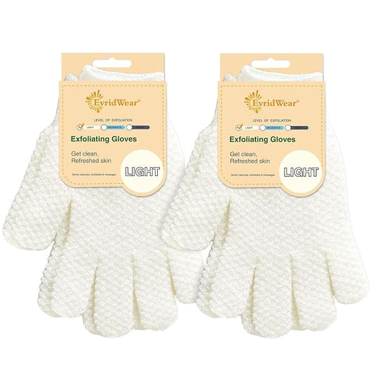 Evridwear Exfoliating Dual Texture Bath Gloves by Evridwear