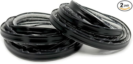 InstaTrim Black New & Improved Caulk Trim, 1/2" by 10', Waterproof by InstaTrim