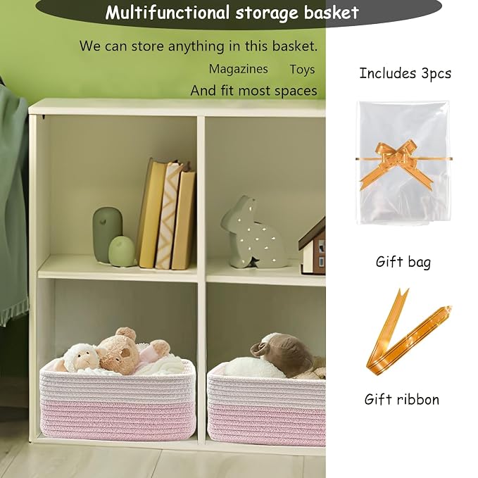 COMFY-HOMI 11.5"x7.5"x4.7" Storage Baskets - Image 3