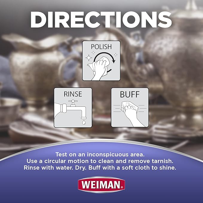 Weiman Jewelry Polish Cleaner, Tarnish Remover Wipes - Image 4