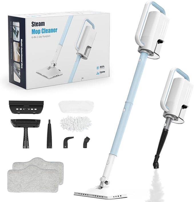 Steam Cleaner, 6 in1 Rotated Steam Mop Cleaner by Unknown