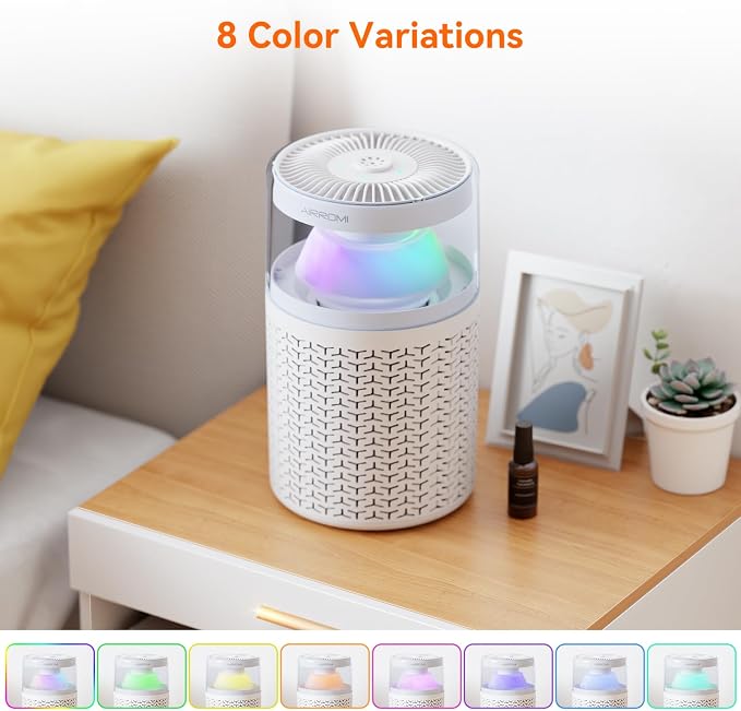 AIRROMI Air Purifiers for Bedroom Home, Activated Carbon Filter Cleaner - Image 2