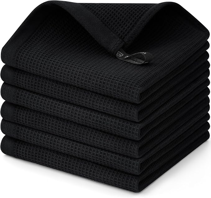 Homaxy 100% Cotton Waffle Weave Dish Cloths by Homaxy
