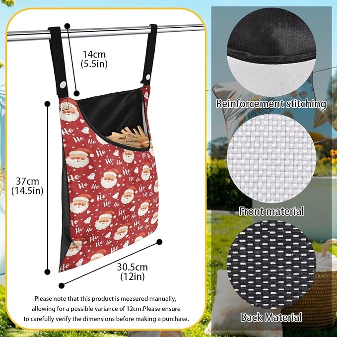 Clothespin Bag with Hanging Rope - Image 6