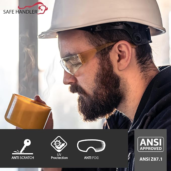 SAFE HANDLER Hyline Anti-Fog Color Safety Glasses Variety, Impact Resistant - Image 3