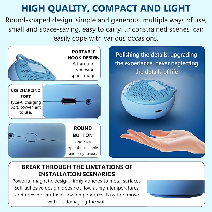 Refrigerator Deodorizer, Fridge Odor Absorber, Mini USB Rechargeable Ozone Odor - Image 6