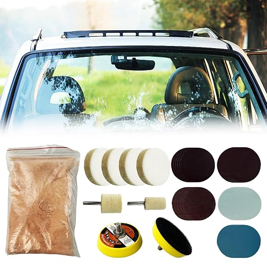34Pcs Glass Polishing Kit, - Image 2