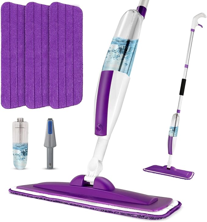 Mops for Floor Cleaning Wet Spray Mop by PANDAGRIP