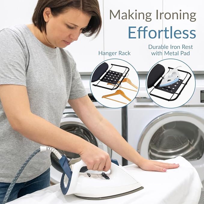 Ironing Board 48" x 15" with Retractable Iron Rest, RAINHOL Heavy Duty Full - Image 7