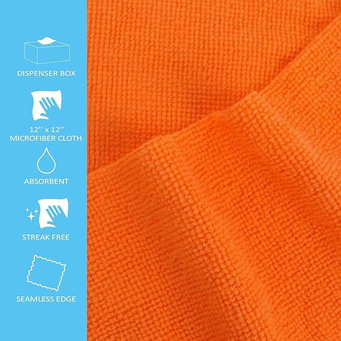 Tricol Clean Profesional Resuable Lint Free Microfiber Edgeless Cleaning Cloth - Image 3