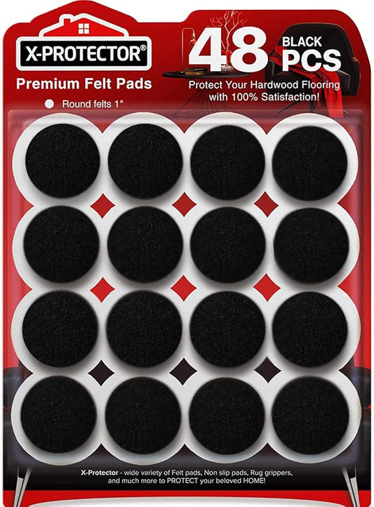 X-Protector Black Felt Furniture Pads by X-Protector