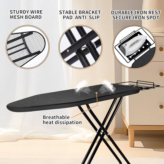Ironing Board, 52x14 Inch Iron Board - Image 4