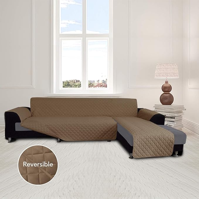 Easy-Going Sofa Slipcover L Shape Sofa Cover Sectional Couch Cover Chaise - Image 2