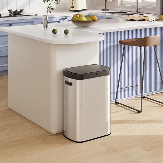 WLIVE 13 Gallon Trash Can, 50 Liter Large Capacity Motion Sensor Automatic - Image 2