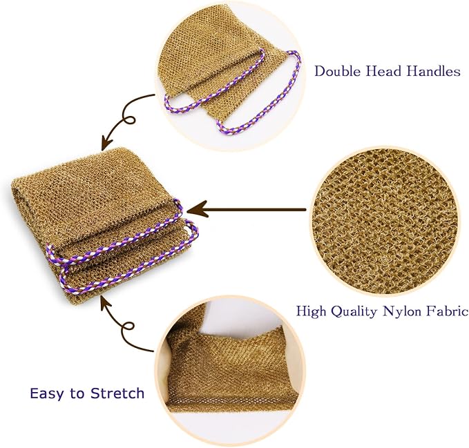 Dr.Pedi 3 Pieces African Net Sponge - Image 2