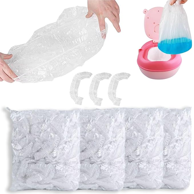 Potty Chair Liners with Elastic, Portable Potty Training Bags, Potty Refill by OULIGET